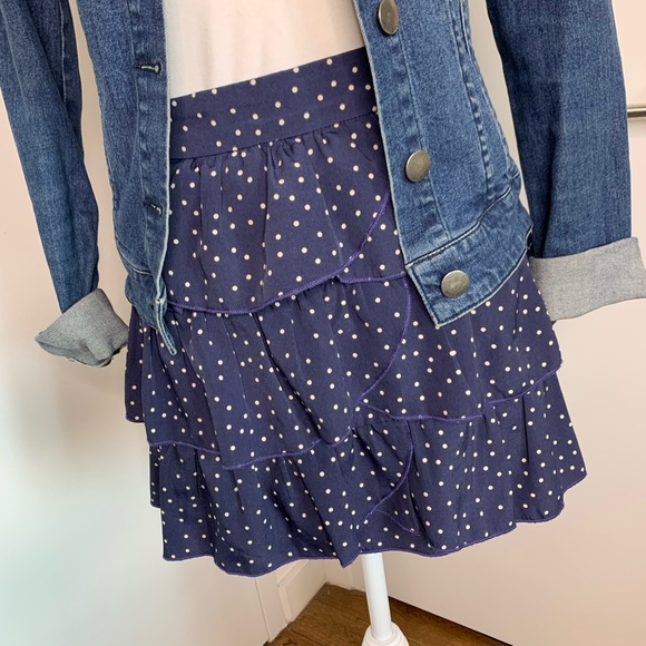 Ruffle tiered polka dot skirt - Picture 2 of 3